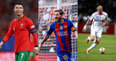 Ronaldo, Messi, Zidane