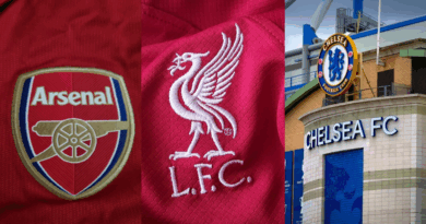 Arsenal, Liverpool, Chelsea