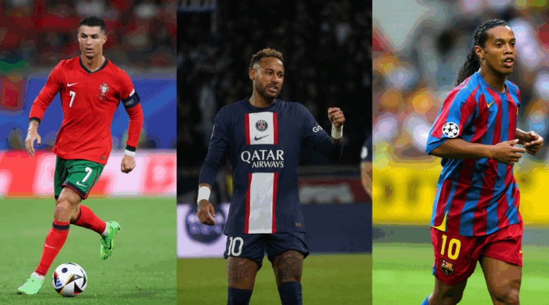 Ronaldo, Neymar, Ronaldinho