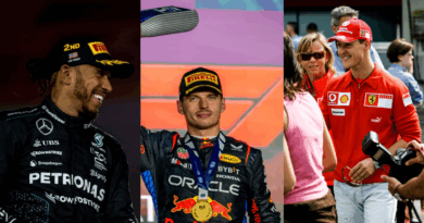 Hamilton, Verstappen, Schumacher