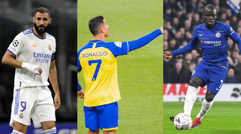 Benzema, Ronaldo, Kante