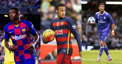 Dembele, Neymar, Ronaldo