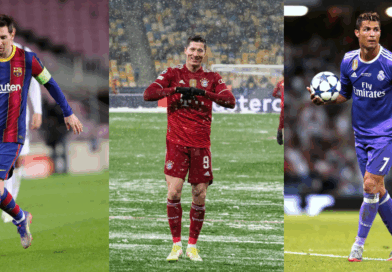 Messi, Lewandowski, Ronaldo
