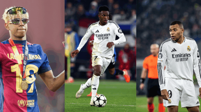 Yamal, Vinicius, Mbappe