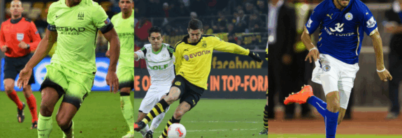 Vincent Kompany, Lewandowski, Mahrez