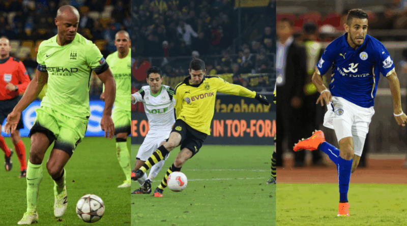 Vincent Kompany, Lewandowski, Mahrez