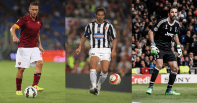 Totti, Del Piero, Buffon