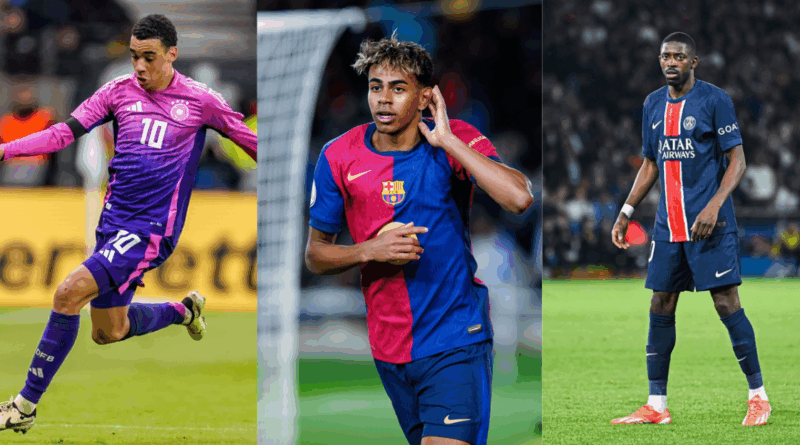 Jamal Musiala, Lamine Yamal, Ousmane Dembele