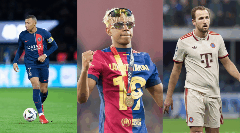Kylian Mbappe, Lamine Yamal, Harry Kane