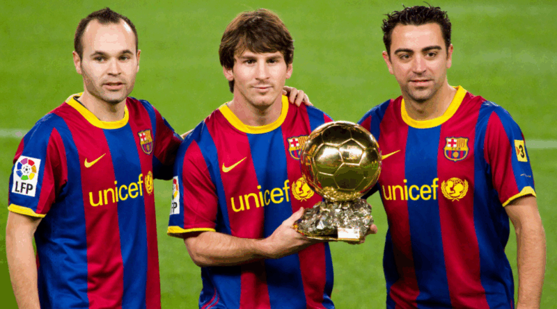 Messi, iniesta, xavi