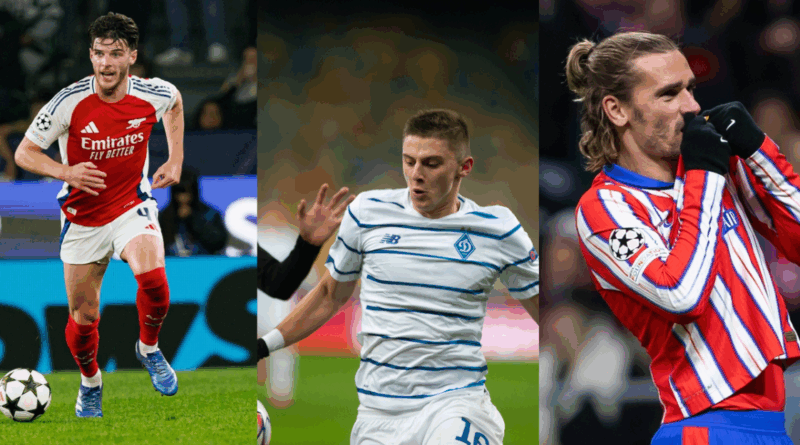 Rice, Mykolenko, Griezmann