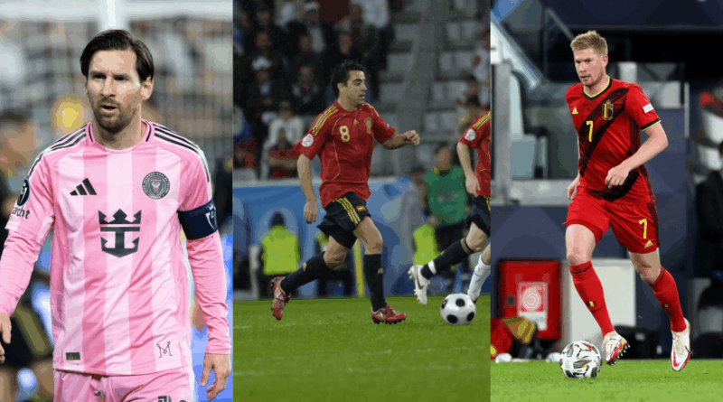 Messi, Xavi, De Bruyne