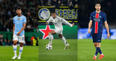 Nunes, Mbappe, Hakimi