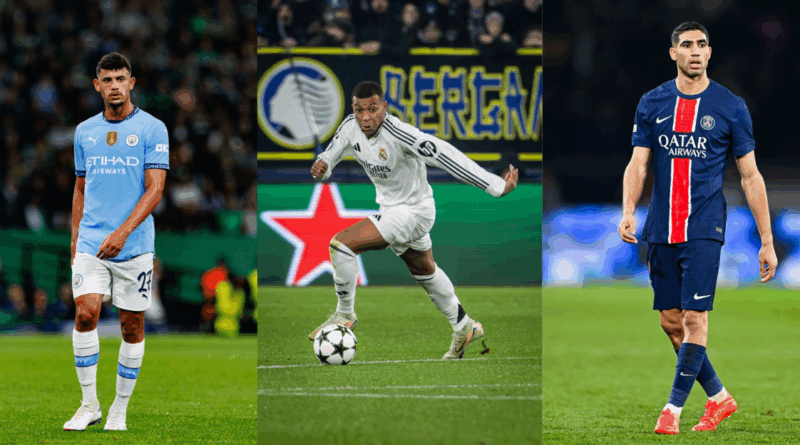 Nunes, Mbappe, Hakimi