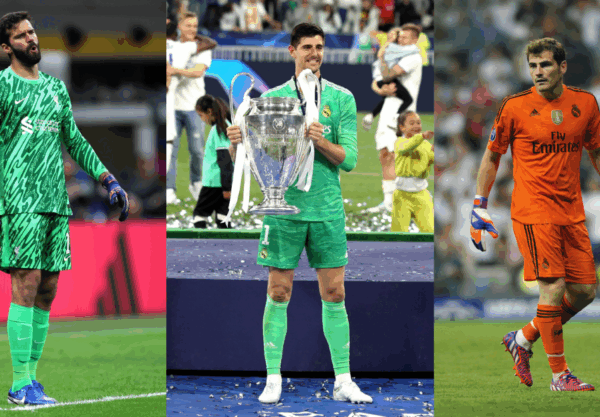 Alisson, Courtois, Casillas