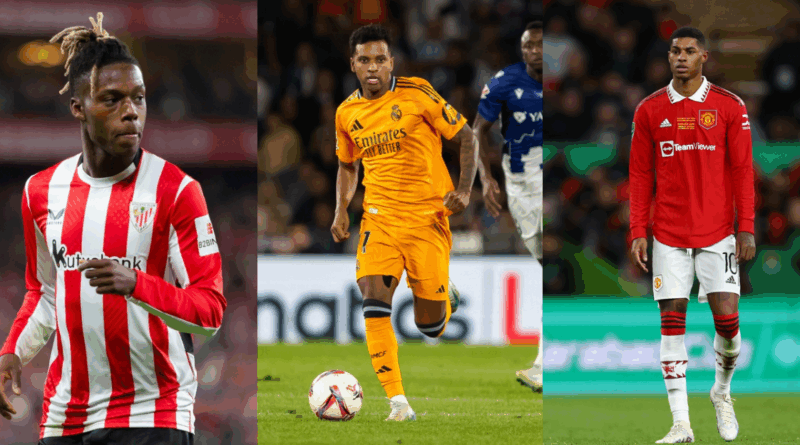Williams, Rodrygo, Rashford