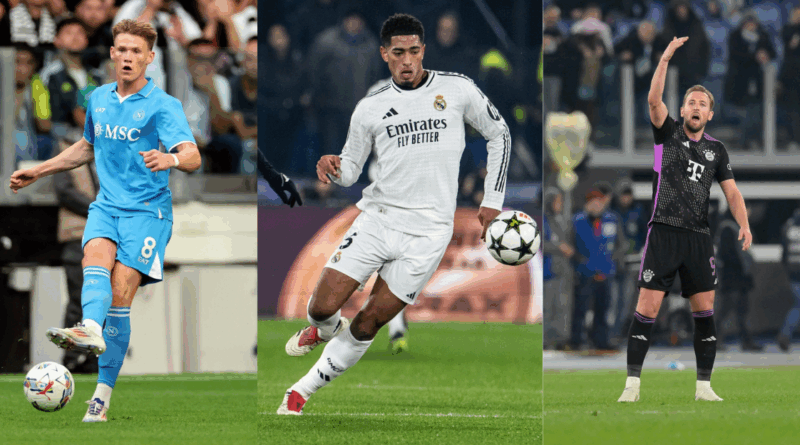 Mctominay, Bellingham, Kane