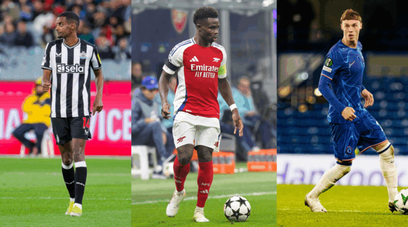 Isak, Saka, Palmer