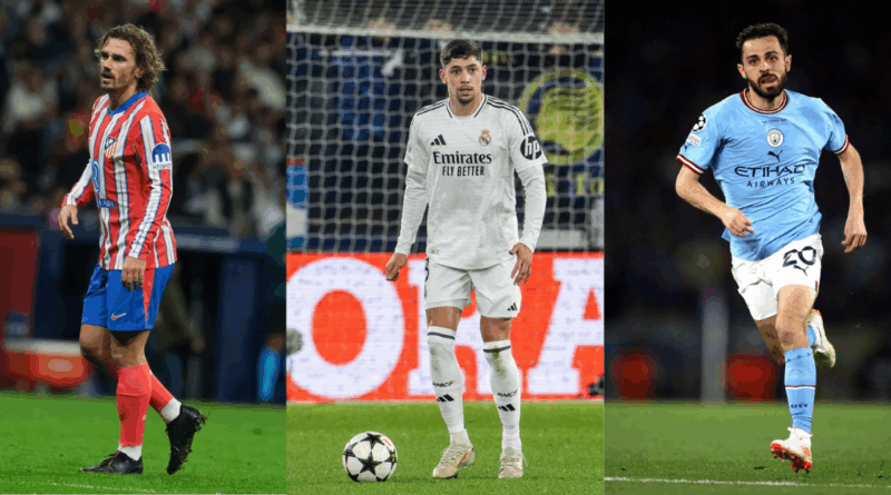 Griezmann, Valverde, Bernardo Silva