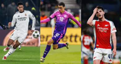 Jude Bellingham, Jamal Musiala, Declan Rice