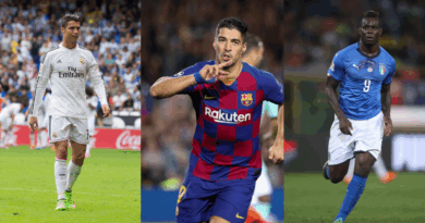 Cristiano Ronaldo, Luis Suarez, Mario Balotelli
