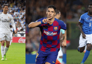 Cristiano Ronaldo, Luis Suarez, Mario Balotelli