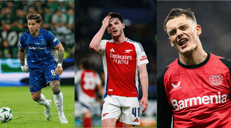 Enzo Fernandez, Declan Rice, Florian Wirtz