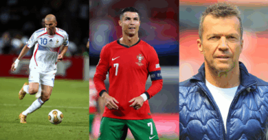 Zinedine Zidane, Cristiano Ronaldo, lothar matthäus
