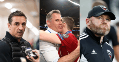 Gary Neville, Jamie Carragher, Wayne Rooney