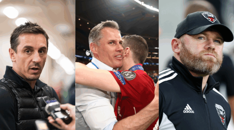 Gary Neville, Jamie Carragher, Wayne Rooney