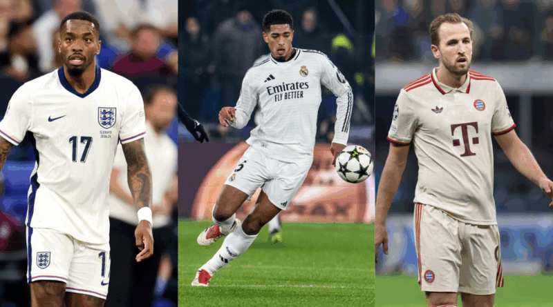Ivan Toney, Jude Bellingham. Harry Kane