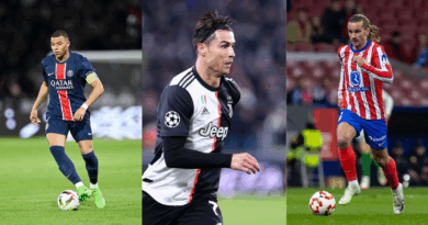 Kylian Mbappe, Cristiano Ronaldo, Antoine Greizmann