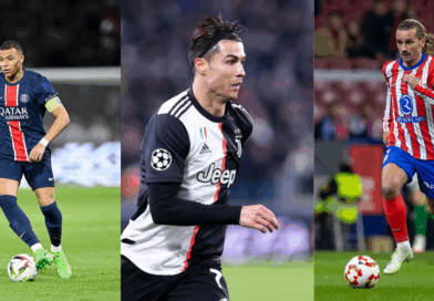 Kylian Mbappe, Cristiano Ronaldo, Antoine Greizmann