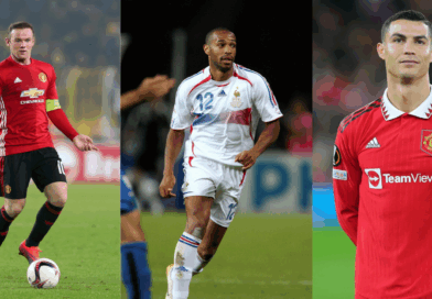 Wayne Rooney, Theirry Henry, Cristiano Ronaldo