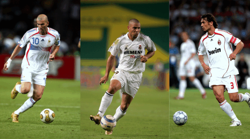 Zidane, Ronaldo, Maldini