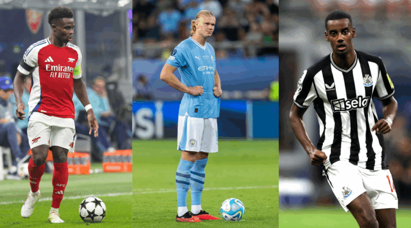 Saka, Haaland, Isak