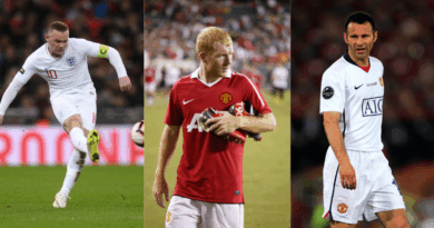 Rooney, Scholes, Giggs