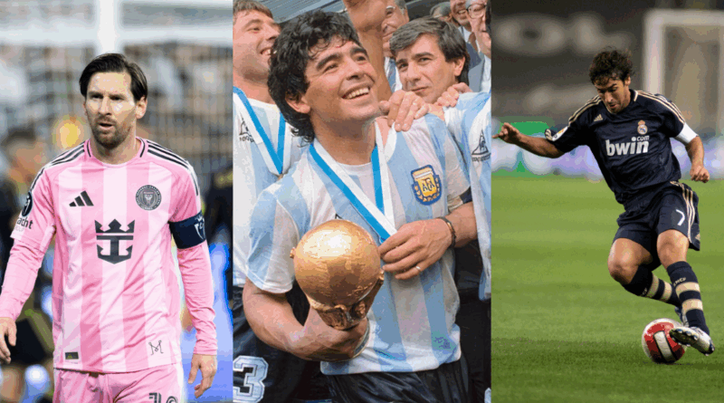 Messi, Maradona, Raul