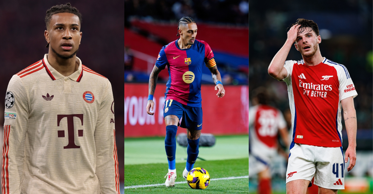 Top 25 Spieler mit den meisten Großchancen im Weltfußball (2024/25) – Rangliste