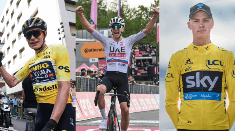 Vingegaard, Pogacar, Froome