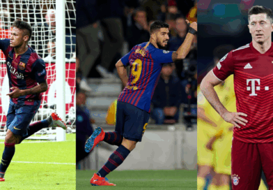 Neymar, Suarez, Lewandowski