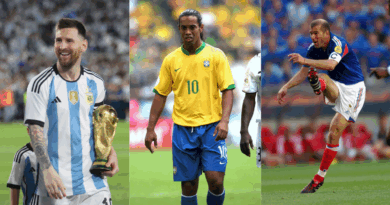Messi, Ronaldinho, Zidane