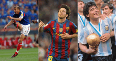 Zidane, Messi, Maradona