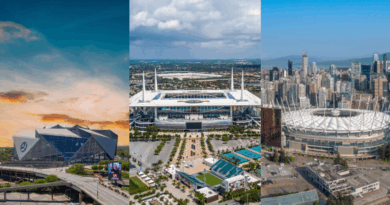 BC Place Stadium, Hard Rock Stadium, Mercedes-Benz Stadium