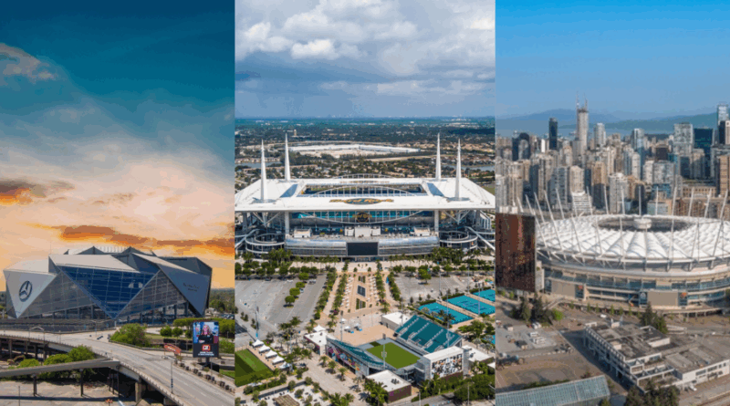 BC Place Stadium, Hard Rock Stadium, Mercedes-Benz Stadium