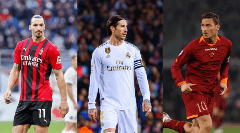 Ibrahimovic, Ramos, Totti