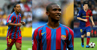 Ronaldinho, Eto'o, Messi