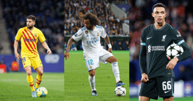 Jordi Alba, Marcelo, Trent Alexander-Arnold