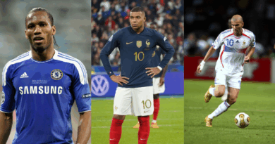 Drogba, Mbappe, Zidane