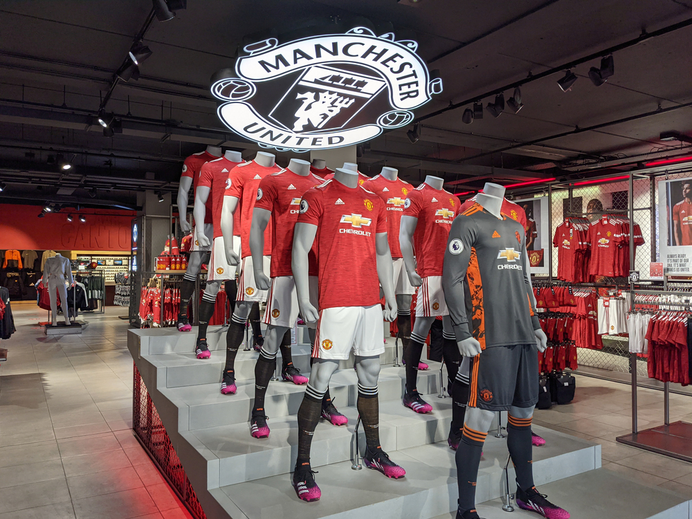 Manchester United, Fanshop,